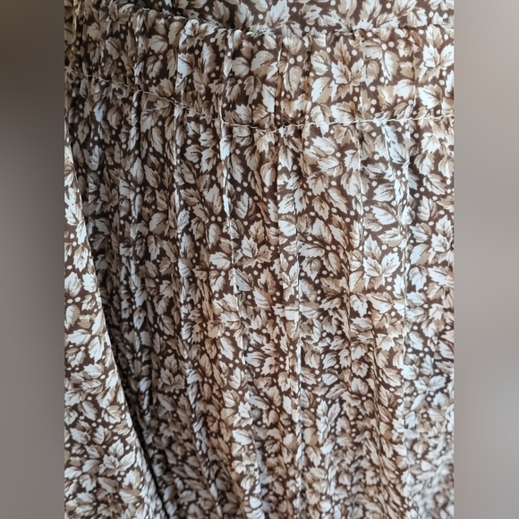 Chessa Davis Vintage 70s Peasant Maxi Skirt Set S/M In Pink/Brown - Picture 8 of 13